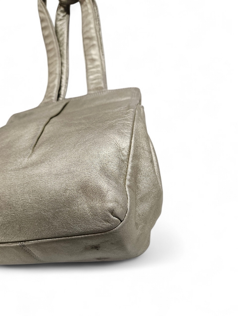 Loewe Nappa Lambskin Leather Knotted Tote Bag In Light Gold - Picture 9 of 15
